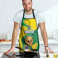Personalized Brazil Football 2026 Apron Born for Glory Let Champions Rise