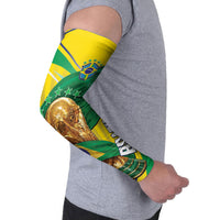 Personalized Brazil Football 2026 Arm Sleeves Born for Glory Let Champions Rise
