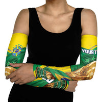 Personalized Brazil Football 2026 Arm Sleeves Born for Glory Let Champions Rise