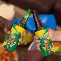 Personalized Brazil Football 2026 4 in 1 Can Cooler Tumbler Born for Glory Let Champions Rise