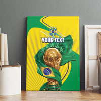 Personalized Brazil Football 2026 Canvas Wall Art Born for Glory Let Champions Rise