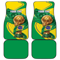 Personalized Brazil Football 2026 Car Mats Born for Glory Let Champions Rise
