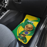 Personalized Brazil Football 2026 Car Mats Born for Glory Let Champions Rise