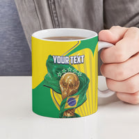 Personalized Brazil Football 2026 Ceramic Mug Born for Glory Let Champions Rise