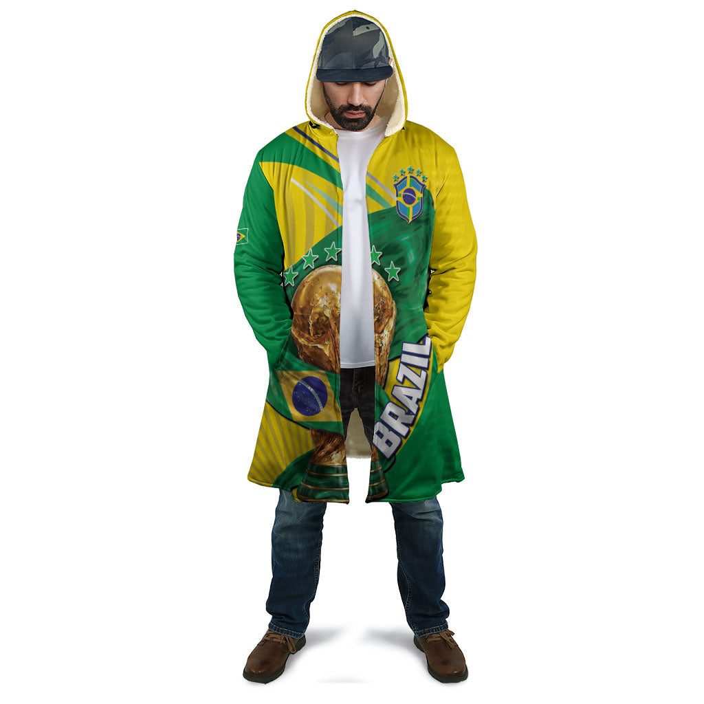 Personalized Brazil Football 2026 Cloak Born for Glory Let Champions Rise