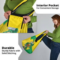 Personalized Brazil Football 2026 Grocery Bag Born for Glory Let Champions Rise