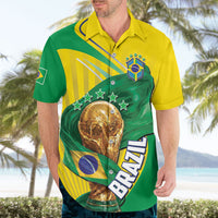 Personalized Brazil Football 2026 Hawaiian Shirt Born for Glory Let Champions Rise
