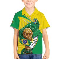 Personalized Brazil Football 2026 Hawaiian Shirt Born for Glory Let Champions Rise