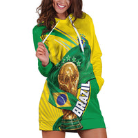 Personalized Brazil Football 2026 Hoodie Dress Born for Glory Let Champions Rise