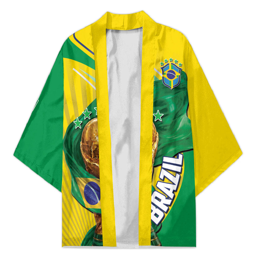 Personalized Brazil Football 2026 Kimono Born for Glory Let Champions Rise
