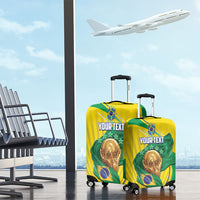 Personalized Brazil Football 2026 Luggage Cover Born for Glory Let Champions Rise
