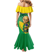 Personalized Brazil Football 2026 Mermaid Dress Born for Glory Let Champions Rise