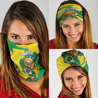 Personalized Brazil Football 2026 Neck Gaiter Born for Glory Let Champions Rise