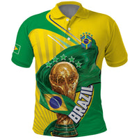 Personalized Brazil Football 2026 Polo Shirt Born for Glory Let Champions Rise