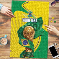 Personalized Brazil Football 2026 Puzzle Born for Glory Let Champions Rise
