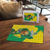 Personalized Brazil Football 2026 Puzzle Born for Glory Let Champions Rise