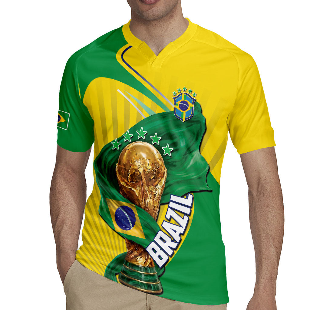 Personalized Brazil Football 2026 Rugby Jersey Born for Glory Let Champions Rise