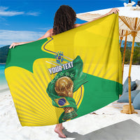 Personalized Brazil Football 2026 Sarong Born for Glory Let Champions Rise