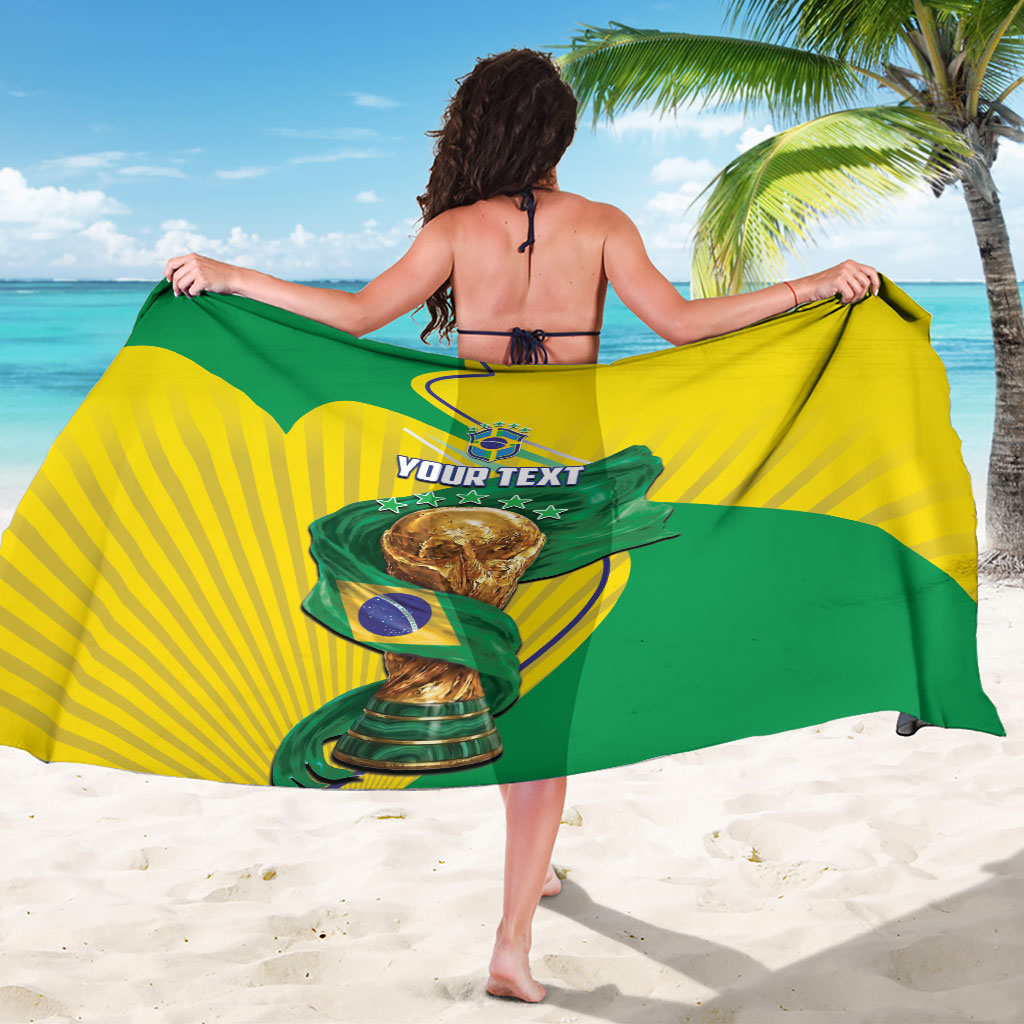 Personalized Brazil Football 2026 Sarong Born for Glory Let Champions Rise
