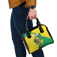 Personalized Brazil Football 2026 Shoulder Handbag Born for Glory Let Champions Rise