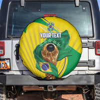 Personalized Brazil Football 2026 Spare Tire Cover Born for Glory Let Champions Rise
