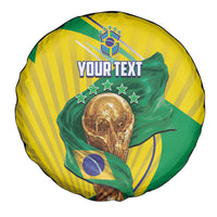 Personalized Brazil Football 2026 Spare Tire Cover Born for Glory Let Champions Rise