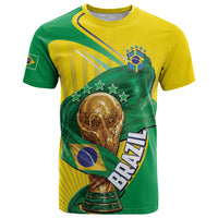 Personalized Brazil Football 2026 T Shirt Born for Glory Let Champions Rise