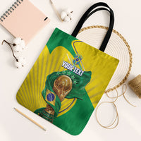 Personalized Brazil Football 2026 Tote Bag Born for Glory Let Champions Rise