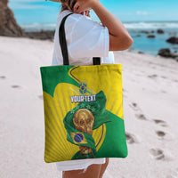 Personalized Brazil Football 2026 Tote Bag Born for Glory Let Champions Rise