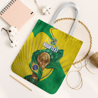 Personalized Brazil Football 2026 Tote Bag Born for Glory Let Champions Rise