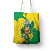 Personalized Brazil Football 2026 Tote Bag Born for Glory Let Champions Rise