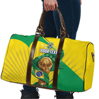 Personalized Brazil Football 2026 Travel Bag Born for Glory Let Champions Rise