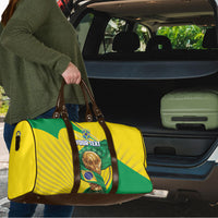 Personalized Brazil Football 2026 Travel Bag Born for Glory Let Champions Rise