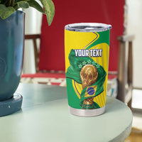 Personalized Brazil Football 2026 Tumbler Cup Born for Glory Let Champions Rise