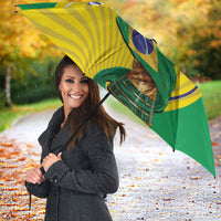 Personalized Brazil Football 2026 Umbrella Born for Glory Let Champions Rise