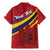 Personalized National Flag Of Romania Day Family Matching Mermaid Dress and Hawaiian Shirt Coat of arms
