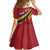 Personalized National Flag Of Romania Day Family Matching Off Shoulder Maxi Dress and Hawaiian Shirt Coat of arms