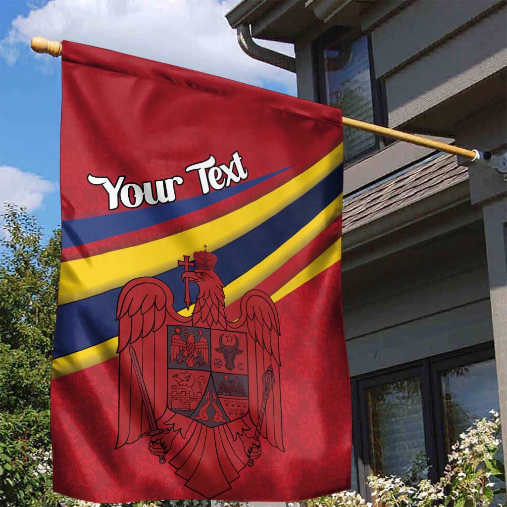 Personalized National Flag Of Romania Day Garden Flag Coat of arms