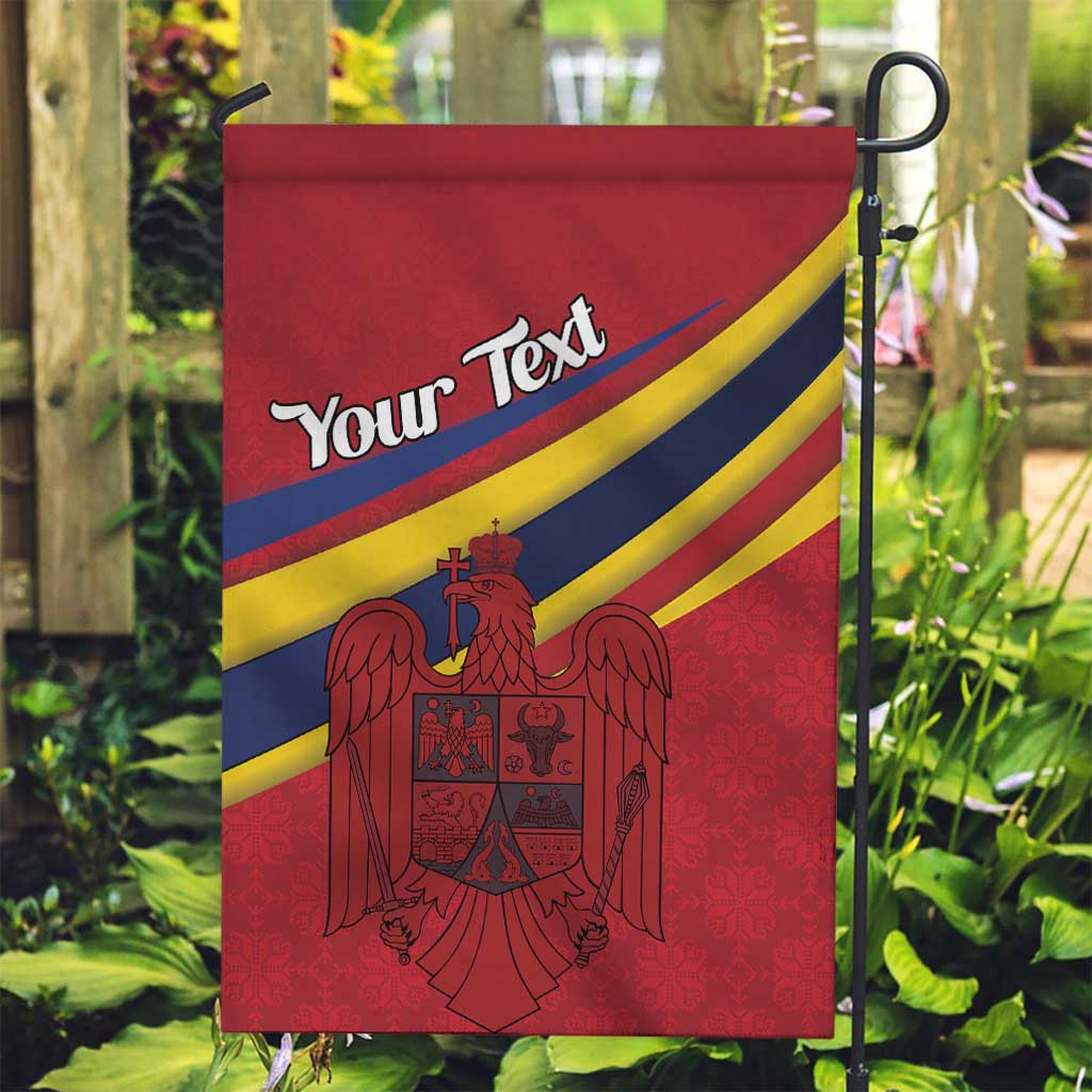 Personalized National Flag Of Romania Day Garden Flag Coat of arms