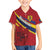 Personalized National Flag Of Romania Day Kid Hawaiian Shirt Coat of arms
