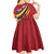 Personalized National Flag Of Romania Day Kid Short Sleeve Dress Coat of arms