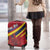 Personalized National Flag Of Romania Day Luggage Cover Coat of arms