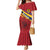 Personalized National Flag Of Romania Day Mermaid Dress Coat of arms