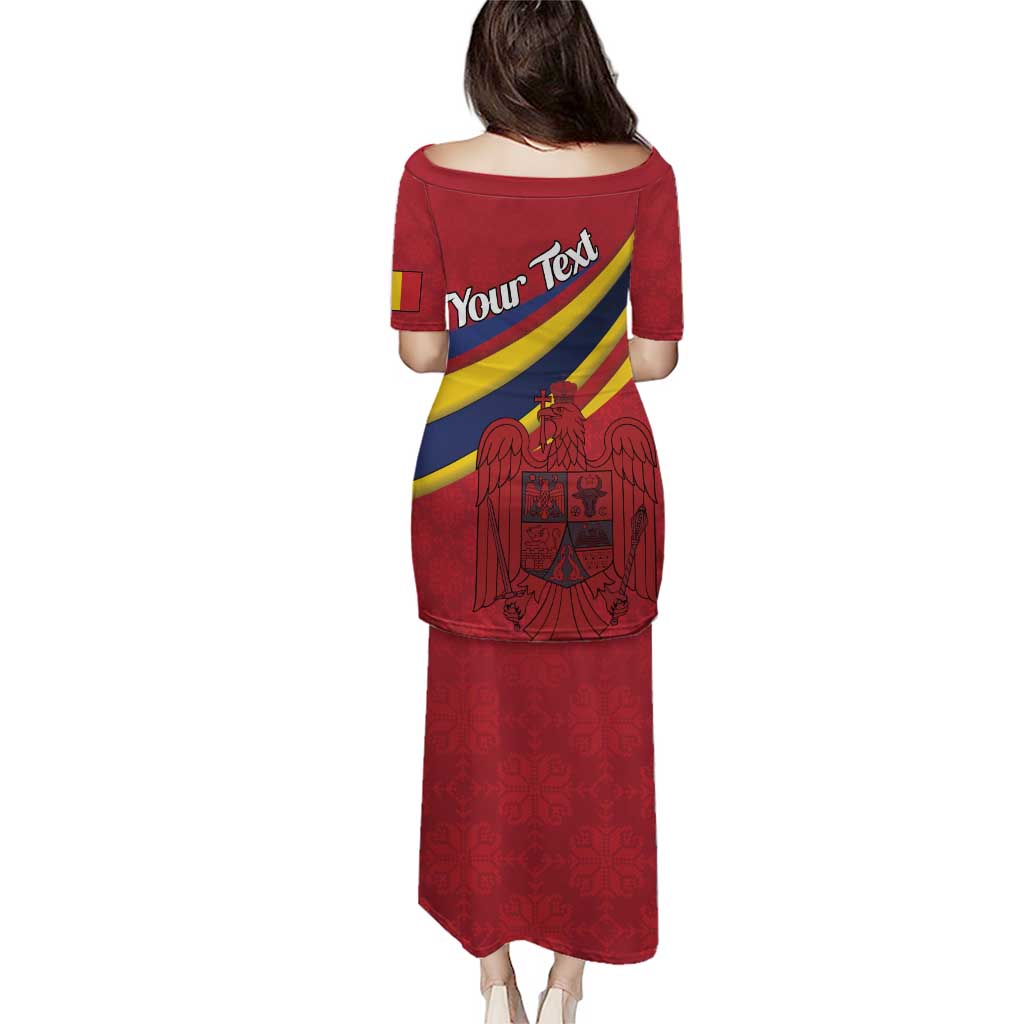 Personalized National Flag Of Romania Day Puletasi Coat of arms