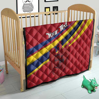 Personalized National Flag Of Romania Day Quilt Coat of arms