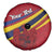 Personalized National Flag Of Romania Day Spare Tire Cover Coat of arms
