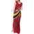 Personalized National Flag Of Romania Day Tank Maxi Dress Coat of arms