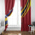 Personalized National Flag Of Romania Day Window Curtain Coat of arms