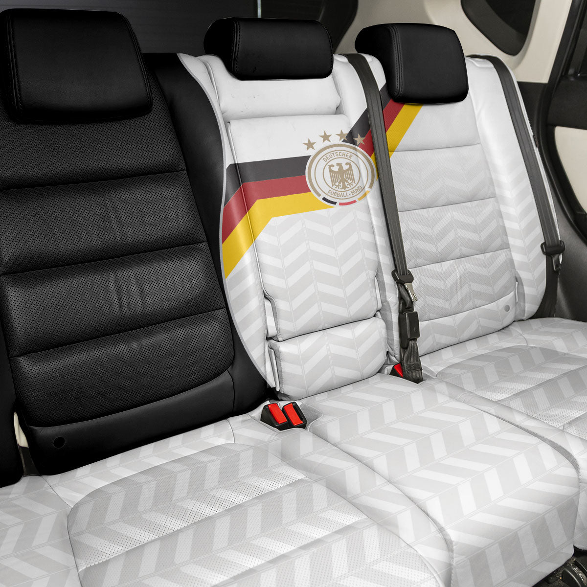 Germany Football Back Car Seat Cover Black Eagle Glory 2026 Fan Edition
