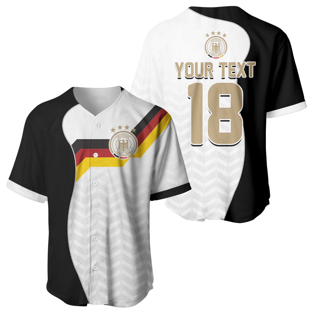 Custom Germany Football Baseball Jersey Black Eagle Glory 2026 Fan Edition